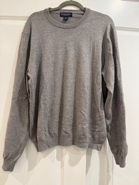 Brooks Brothers Men's Crewneck Sweater - Light Gray